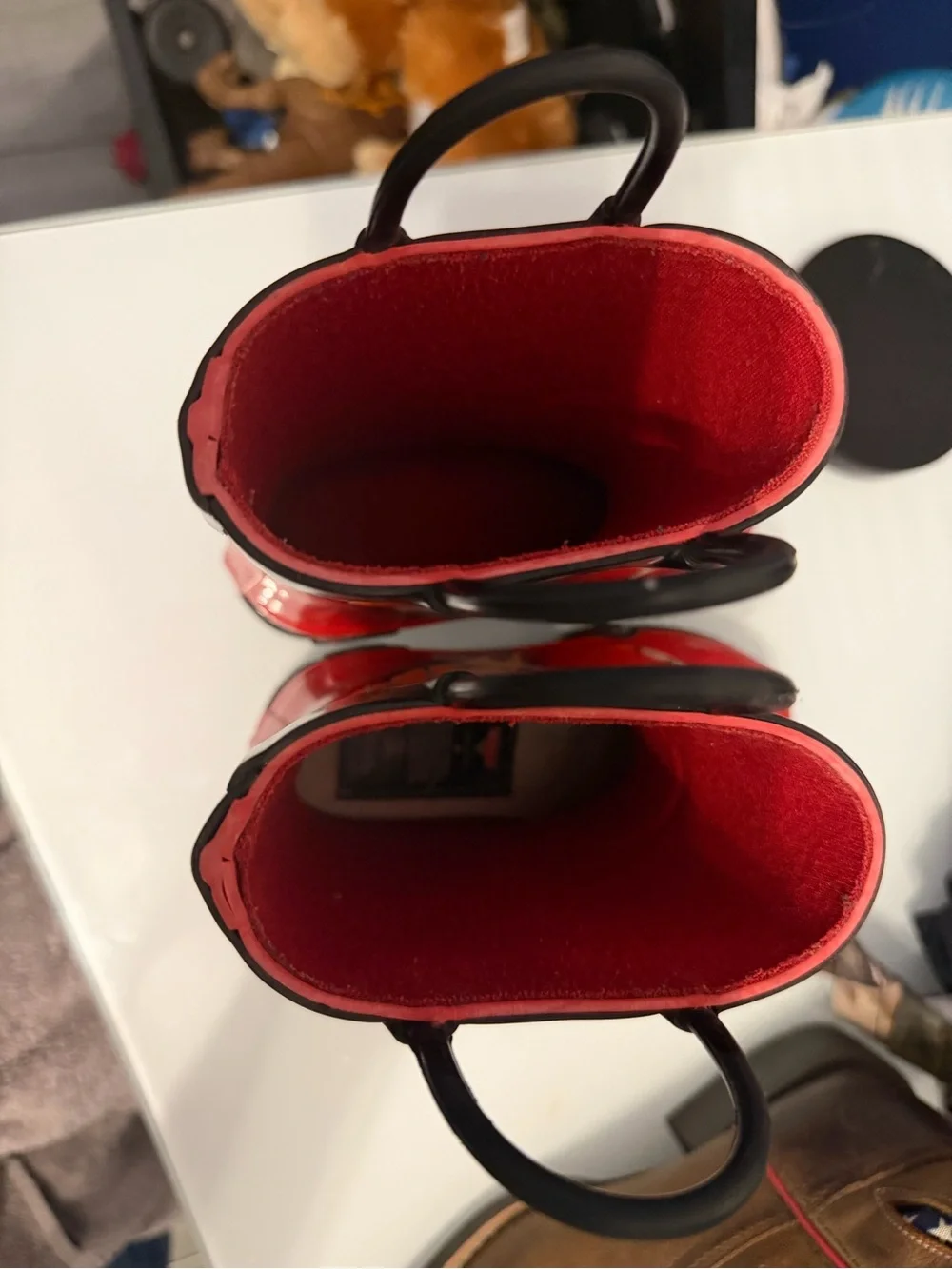 Kids Red 'Rust-eze' Lightning McQueen Rain Boots